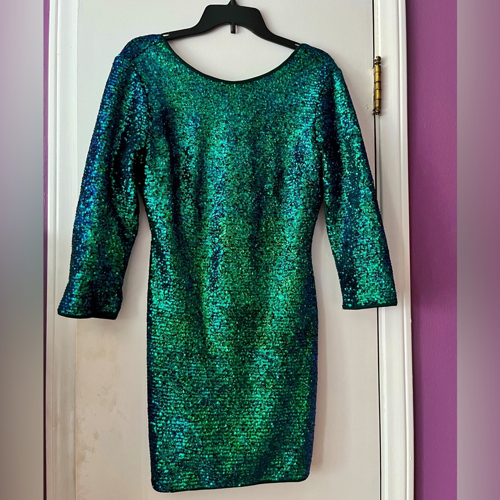 Fashion Nova Sequin Dress - Size Medium